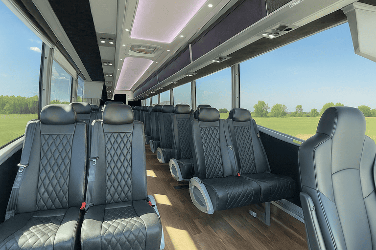 coach bus in Muncie